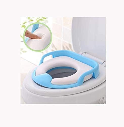 VIO Cushioned Children's Toilet Seat, Baby, Toddler, Child, Kids Adapter Toilet Seat with Handles, Potty Training Seat for Western Toilet, for Boys & Girls, Fits Round & Oval Toilets