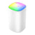 VIO® Mini Portable Rainbow Cup Humidifier with USB Connecter Small Cool Mist Aromatherapy Air Humidifier Large Spray Humidification LED Night Light Suitable for Cars Office Bedroom Home (White 350ML)