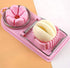 VIO Egg Slicers Egg Cutter Egg Piercer Boiled Egg Slicer Boiled Egg Cutter Kitchen Gadget (PEACH)