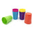 VIO 6 Pack Reusable Stackable Plastic Cups Set Colorful Drinking Tumbler Glasses Dishwasher Safe for Kids Children Toddlers Adult