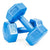 VIO Top Grade PVC Hexa Shape Dumbbell, Filled with Sand and Cement Fixed Weight Dumbbell SINGLE (3 KG)