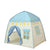 VIO Princess Castle, Play Tent, Large Kids Tent, Hexagonal Kids Playhouse for Indoor & Outdoor Use, Size 120cm * 120cm (Beige Blue)