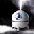 VIO® Spaceship Capsule Humidifier Colorful Night Light Small Portable Aromatherapy Diffuser for Kids Baby Room Nursery Bedroom Home Office Car with Spaceman Toy Astronaut Great Gift (White)