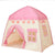 VIO Princess Castle, Play Tent, Large Kids Tent, Hexagonal Kids Playhouse for Indoor & Outdoor Use, Size 120cm * 120cm (Beige Pink)