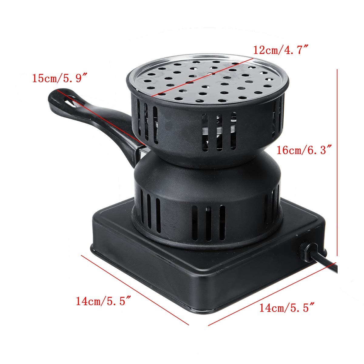 VIO Charcoal Burner Heater Stove Electric Camping Cooking Stove Charcoal Stove Burner Electric Coal Lighter Electric EU Standard Plug Type