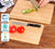 VIO® Large Bamboo Wooden Cutting Chopping Dicing Serving Board for Vegetables Fruits Meat Cheese Breads Sushi Eco Friendly Long Lasting Moisture Resistant Board For Kitchen Cafe (Medium 34 24CM)