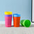 VIO 6 Pack Reusable Stackable Plastic Cups Set Colorful Drinking Tumbler Glasses Dishwasher Safe for Kids Children Toddlers Adult