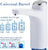 VIO Automatic Water Dispenser Pump for Drinking Water Can, with Rechargeable Battery, Hassle-Free, Easy Clean, Avoid Bacterial Retention and Portable Water Pump for Home (white)