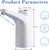 VIO Automatic Water Dispenser Pump for Drinking Water Can, with Rechargeable Battery, Hassle-Free, Easy Clean, Avoid Bacterial Retention and Portable Water Pump for Home (white)