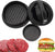 VIO Round Burger Press, Patty Maker, Non-Stick Hamburger Meat Mold, Manual Meat Pie Press, Burger Meat Maker Tool, Non-Stick Design with Easy to Use Handle, Versatile Indoor and Outdoor Use. (Black)