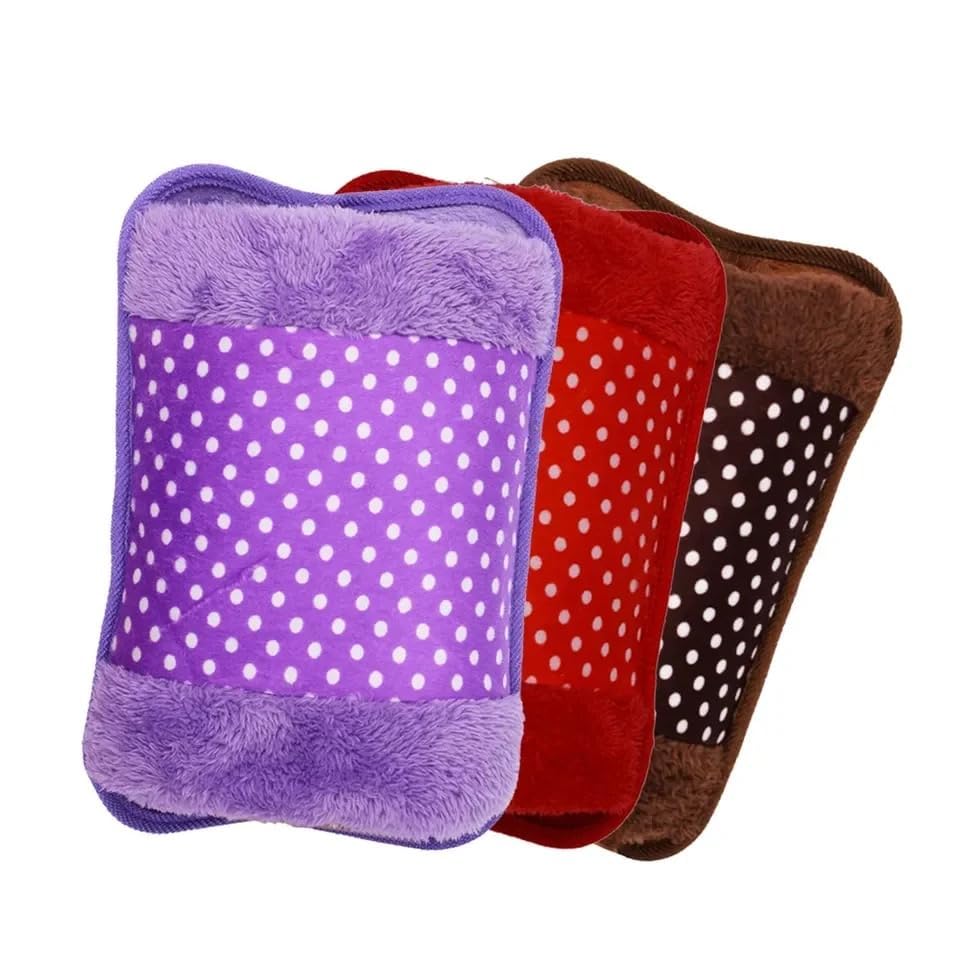 VIO Velvet Soft Feel Heating Gel Bag Heating Pad Heat Pouch Electric Hot Water Bag Hot Water Bottle Bag for Pain Relief (Lavender)