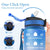 VIO 1 Litre Water Bottle with Straw, Time Markings Motivational Sport Water Bottle, Drinks Bottle for Girls, Boy, Fitness, Outdoor, Cycling, Gym, School (Blue purple)