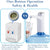 VIO Automatic Water Dispenser Pump for Drinking Water Can, with Rechargeable Battery, Hassle-Free, Easy Clean, Avoid Bacterial Retention and Portable Water Pump for Home (white)