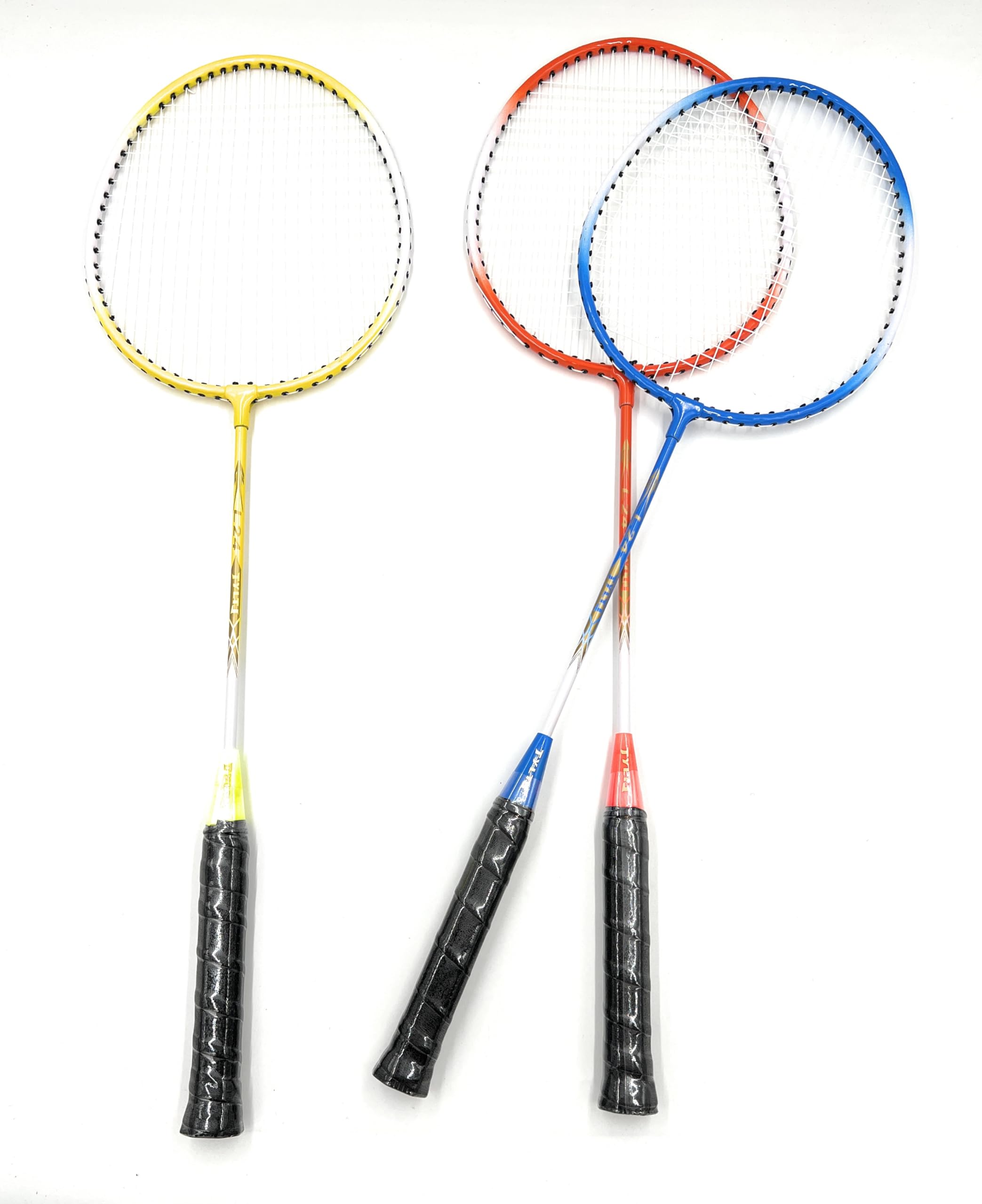 VIO Plastic Kids Training Racquet Set, Children’s Badminton, Boys and Girls Tennis Racquet Starter set with 2 Racquets, Beginner set for Indoor, Outdoor, Beach, Park (3 to 5 years)