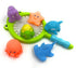 VIO Bath Toys, Fish Pool Toys with Sounds for Kids, Toddlers, Baby, Scoop Net Bath and Fishing Toys (7Pcs) (Color - Green)