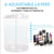 VIO 360 Degree Rotating Makeup Organizer, Adjustable Makeup Carousel Round Rotating Storage Stand Rack, Large Capacity Ondisplay Shelf Cosmetics Organizer, Best for Countertop and Bathroom