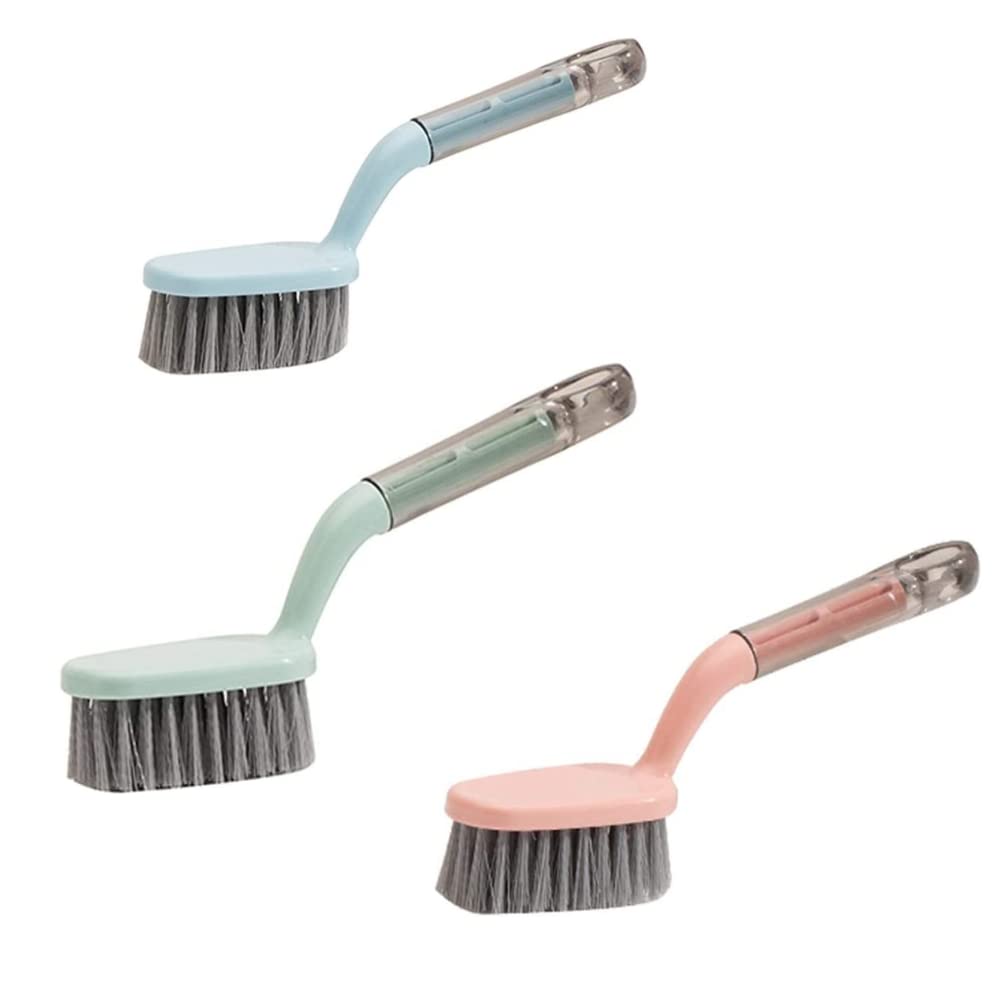 VIO 3 PCS All purpose Scrub Cleaning Brush Dust Removal Brush Washable Reusable Cleaning Ideal for bathroom, Shower, Sink, Floor, Kitchen (Set Of 3)