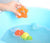 VIO Bath Toys, Fish Pool Toys with Sounds for Kids, Toddlers, Baby, Scoop Net Bath and Fishing Toys (7Pcs) (Color - Green)