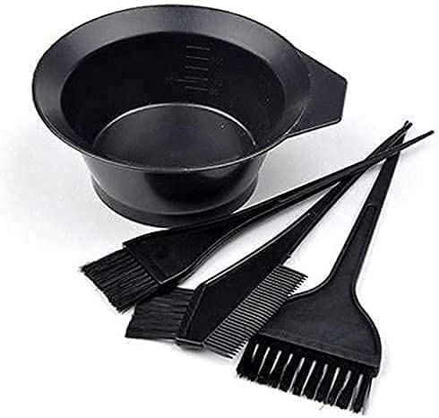 VIO 4pcs Hair Dye Applicator Color Dye Bowl Comb Brushes Set.Coloring Dye Bowl Tool Kit for Hair Dyeing
