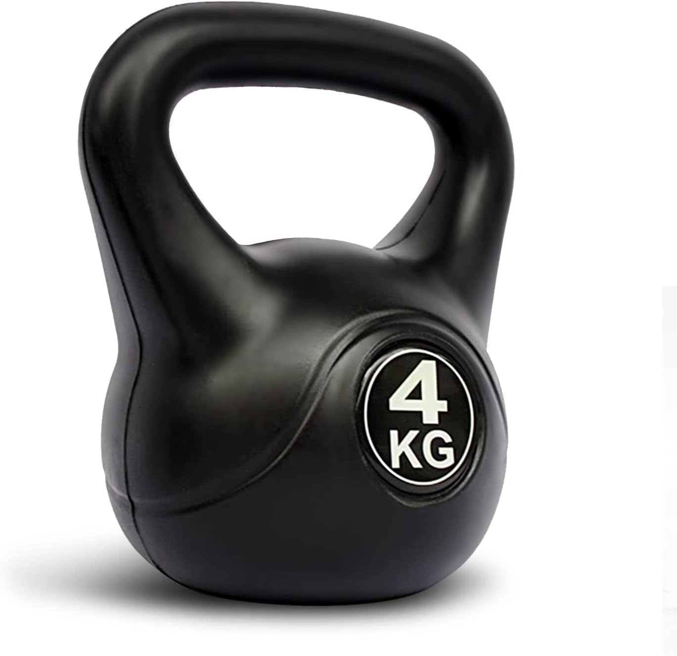 VIO Kettlebell dumbbell for Strength and Cardio Training Fitness,Heavy Weight Kettle Bell for Home Gym BLACK