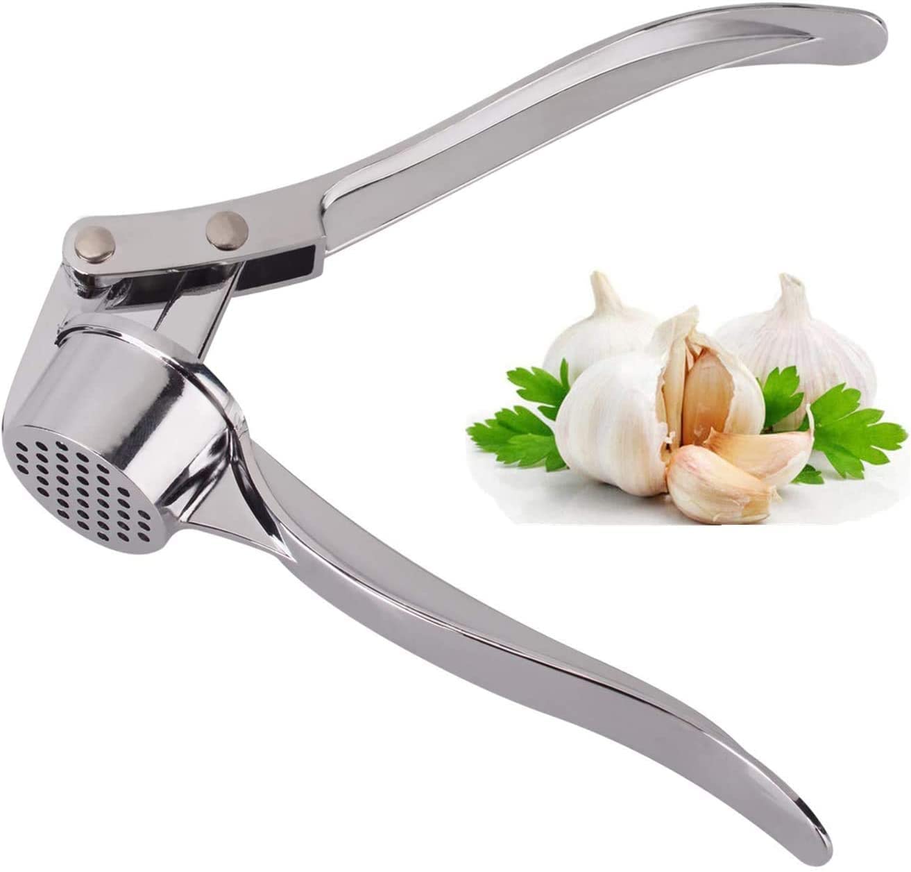 Vio Professional Kitchen Garlic Press, Garlic Mincer Ginger Crusher, Peeler Squeezer Heavy Duty Garlic Presser,Garlic Crush, User-Friendly Garlic Chopper, Easy to Clean and Durable