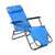 VIO Foldable Chaise Bed,Portable Lightweight Adjustable Outdoor Reclining Chair with Headrest, Sun Lounger for Garden,Patio,Pool,Beach,Picnic,Barbecue,Camping,Backyard (153 * 45 * 80CM) (Blue)