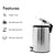 VIO Stainless Steel Pedal Trash Bin | Kitchen Garbage Wastebasket with Soft Close Lid, Foot Pedal & Strong Plastic Inner Bucket | Fingerprint Proof, Rust Resistant | Odor Free, Hygienic (5 Litre)