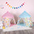 VIO Princess Castle, Play Tent, Large Kids Tent, Hexagonal Kids Playhouse for Indoor & Outdoor Use, Size 120cm * 120cm