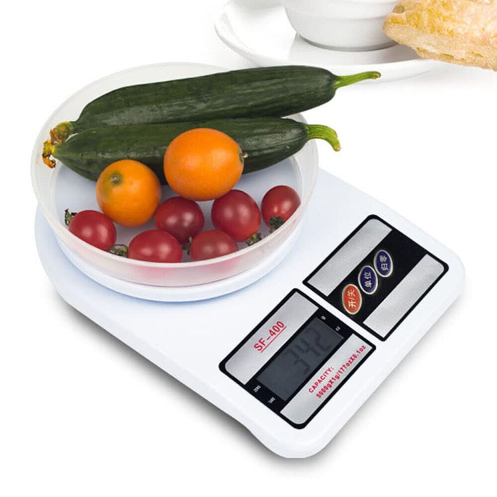 VIO Digital Kitchen Scale Multipurpose Portable Electronic Digital Weighing Scale Weight Machine With Back light LCD Display