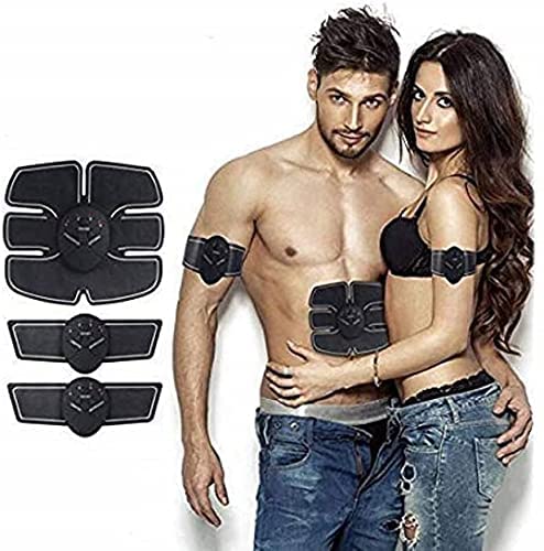 VIO 6 pack abs stimulator, Wireless Abdominal and Muscle Exerciser Training Device Body Massager, 6 pack abs simulator charging battery Fitness Abs Maker & Exerciser Training Device Massager