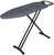 VIO Ironing Board with Heat Resistant Cover and Thicken Felt Pad, Heavy Sturdy Legs (BLACK)