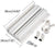 VIO 3 in 1 Wrap Center Holds Silver Foil, Plastic Wrap, and Paper Towels / 3 in 1 Kitchen Triple Paper Dispenser & Holder Paper/Foil/Cling Wrap