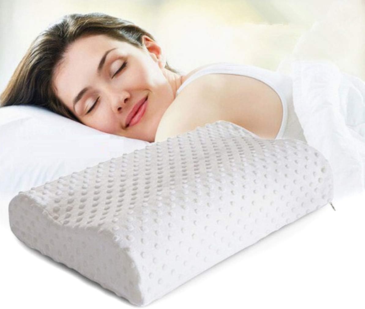 VIO Memory Foam Soft Pillow for Neck and Back Support Pillow Cervical Pillow for Neck Pain with Removable Zipper Cover