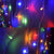 VIO 50M Christmas String Lights Outdoor/Indoor, Christmas Tree Lights Waterproof, 8 Modes Lights for Ramadan, holi, Christmas Party Wedding Garden Bedroom Decoration (Black Wire, RGB)