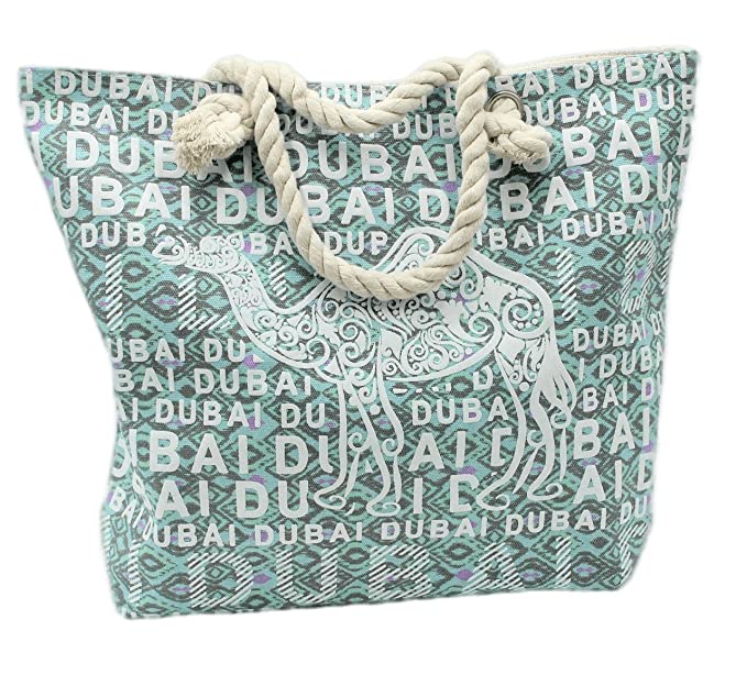 VIO Dubai Women's Casual Canvas Tote Bags Shoulder Handbag Travel Bag