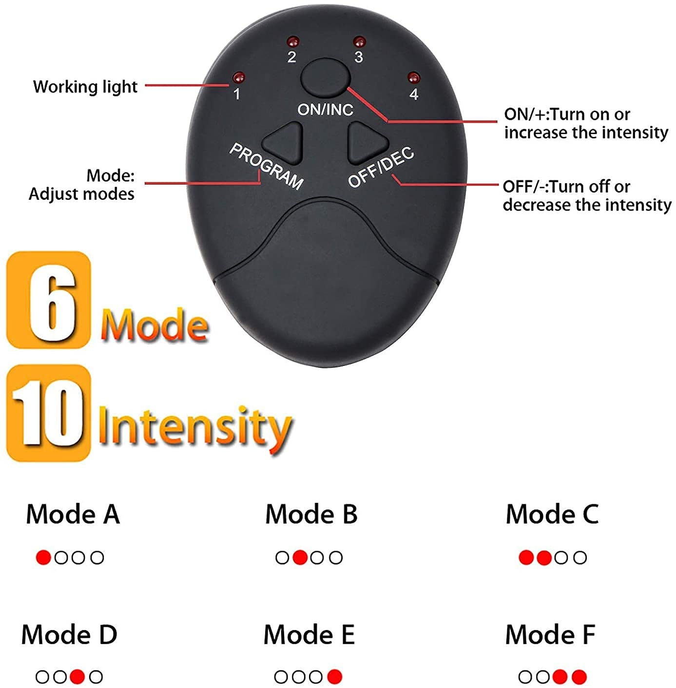 VIO 6 pack abs stimulator, Wireless Abdominal and Muscle Exerciser Training Device Body Massager, 6 pack abs simulator charging battery Fitness Abs Maker & Exerciser Training Device Massager