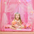 VIO Princess Castle, Play Tent, Large Kids Tent, Hexagonal Kids Playhouse for Indoor & Outdoor Use, Size 120cm * 120cm