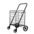 VIO Black Heavy Duty Portable Folding Shopping Utility Cart Trolley, Foldable Collapsible Grocery Shopping Trolley