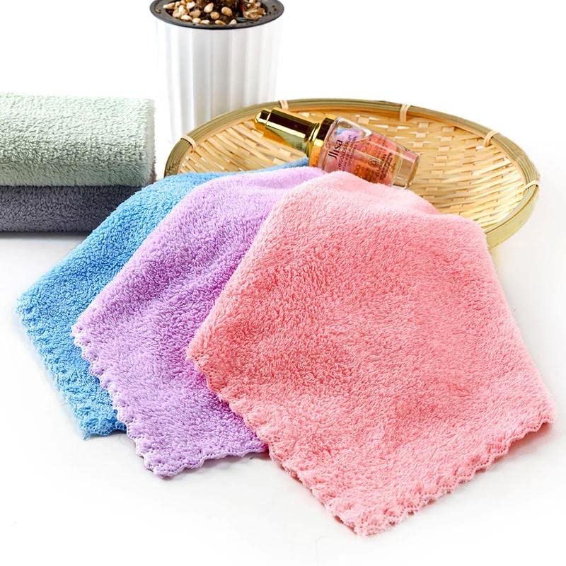 Vio 8 Piece Microfiber Multi Purposes Towels Cloths Car,Kitchen,Bathroom Super Absorbent Kitchen Cleaning Cloths, Perfect Car Wash Cloth Towels. 1-Pack 4 Colors 30X30 cm, Assorted Colors