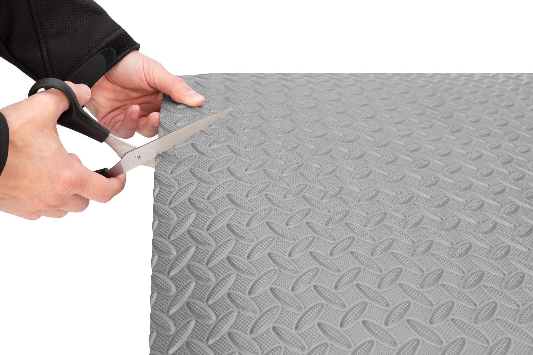 VIO Anti-Fatigue Grip Mat Roll 12 square feet, Grey