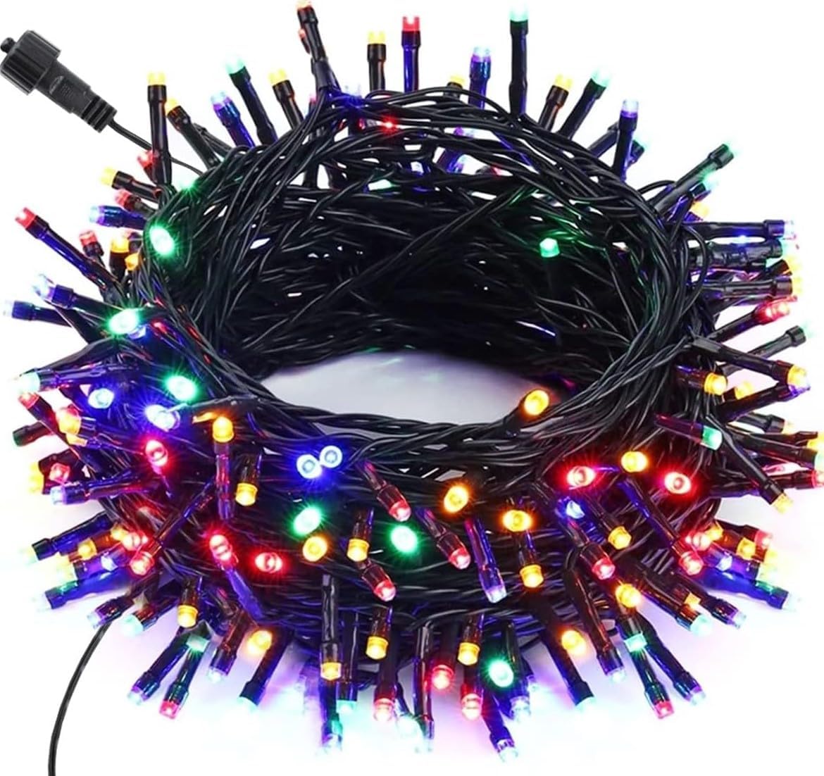 VIO 300 LED String Lights for Indoor and Outdoor Use, Colored Festive Lights, Plug-in Twinkle Lights for Trees, Room, Bedroom, Wedding, Birthday, Eid, Christmas, Diwali Decorations. (Multicolor)