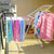 VIO Premium Iron Metal Cloth Dryer (159X62X102) CM Folding Clothes Airer Clothes Airer Clothes Airer 16m Drying Length Stainless Steel (PINK)