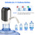 VIO Water Bottle Pump, Water Bottle Dispenser 5 Gallon USB Charging Automatic Drinking Water Pump Portable Electric Water Dispenser Water Bottle Switch (Black)