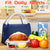 VIO Insulated Lunch Bags for Women Men Lunch Box Small Lunch Tote Bag Cooler Tote Box for Work Picnic Travel (black)