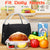 VIO Insulated Lunch Bags for Women Men Lunch Box Small Lunch Tote Bag Cooler Tote Box for Work Picnic Travel (black)